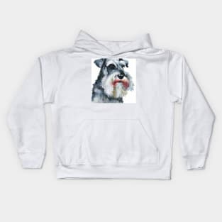 Standard Schnauzer Watercolor - Dog Lovers Kids Hoodie